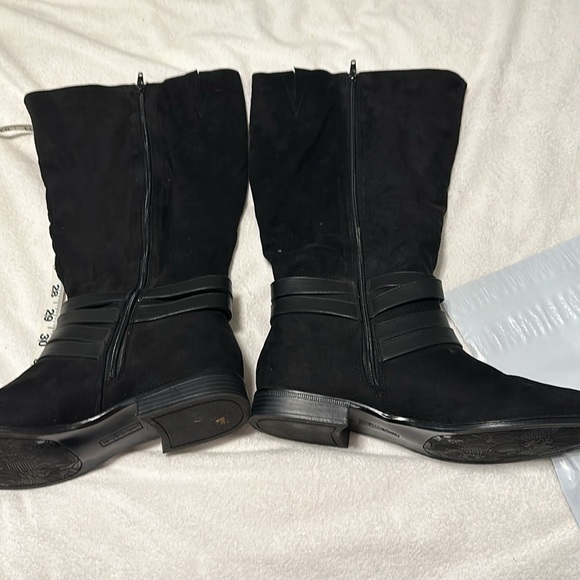 EUC Comfort View Extra Wide Calf Black Boot - Picture 10 of 10